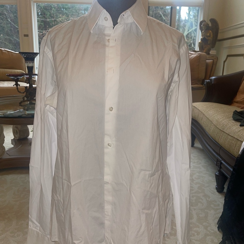Classic White Men's Shirt